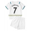 Original Trikotsatz Manchester City Raheem Sterling 7 Auswärtstrikot 2021-22 Für Kinder